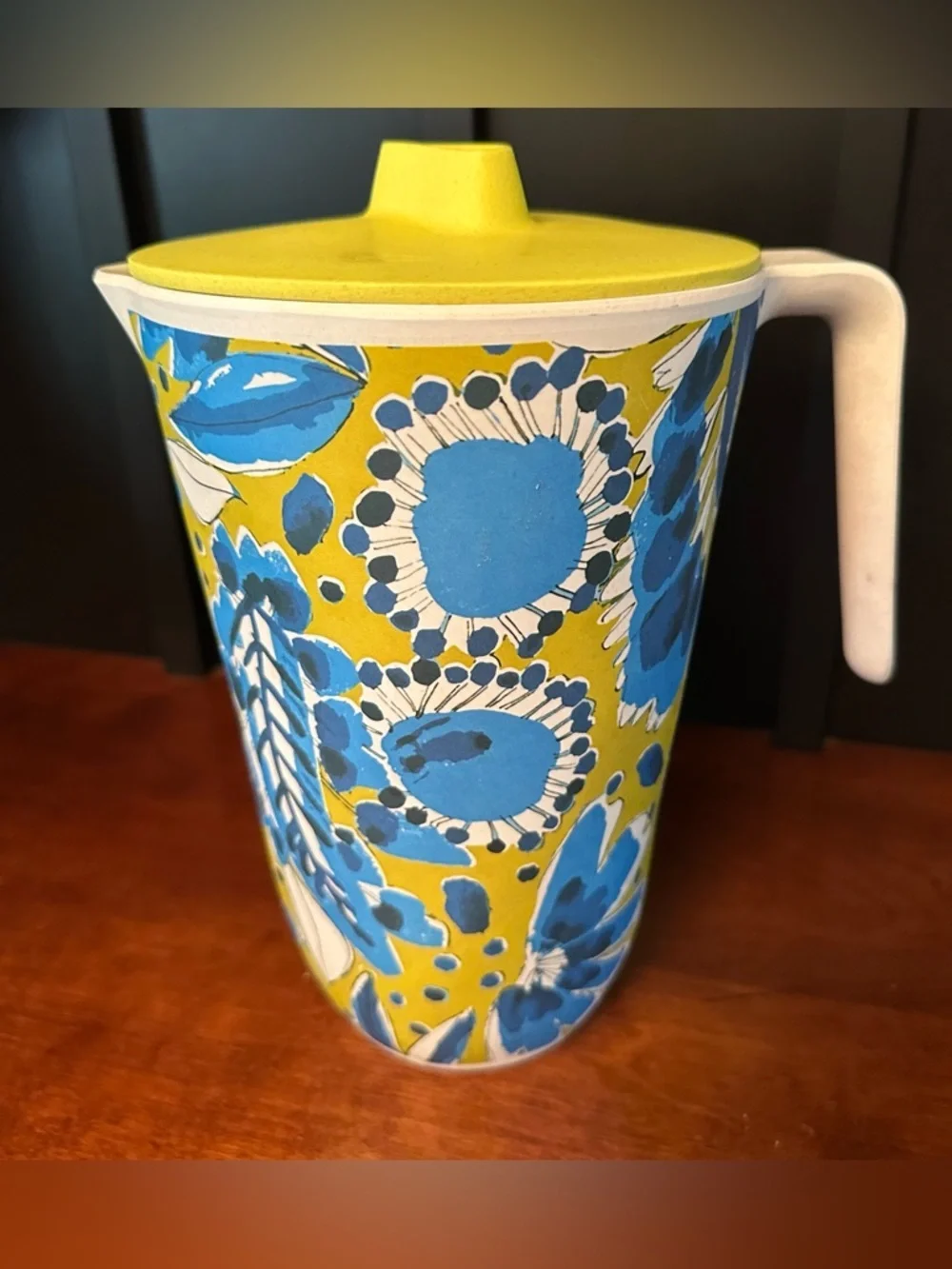 Vera for Anthropologie Periwinkle Bamboo Melamine Pitcher, 2 Plates and Tumbler